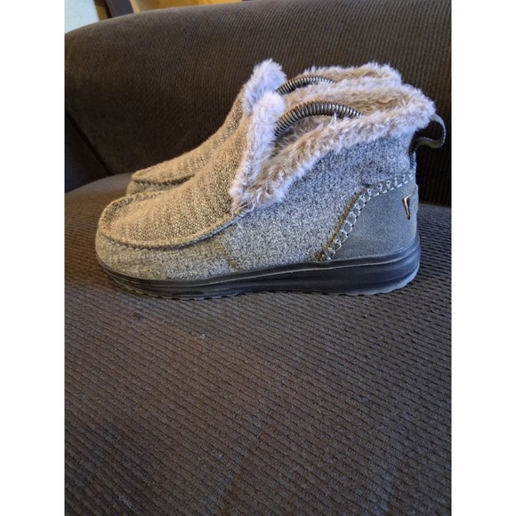 Hey Dude Women's Denny Sleet Gray Slip On Comfy Booties Size 8 - Picture 1 of 8